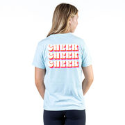 Cheerleading Short Sleeve T-Shirt - Retro Cheer (Back Design)