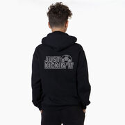 Soccer Hooded Sweatshirt - Just Kickin' It (Back Design)