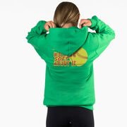 Softball Hooded Sweatshirt - Nothing Soft About It (Back Design)