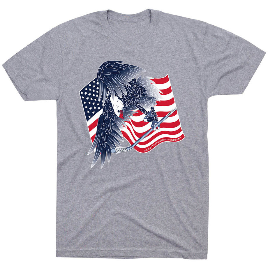 Hockey Short Sleeve T-Shirt - Hockey Eagle
