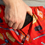 Hockey Ryder™ Shorts - Sauce The Biscuit