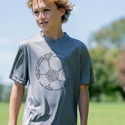 Soccer Short Sleeve Performance Tee - Soccer Words