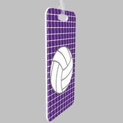 Volleyball Bag/Luggage Tag - Volleyball with Net Pattern