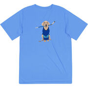 Hockey Short Sleeve Performance Tee - Puck The Hockey Dog