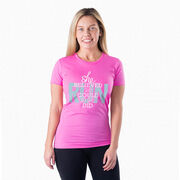 Women's Everyday Runners Tee She Believed She Could So She Did