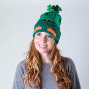 Happy Hatter Leprechaun Knit Beanie Hat