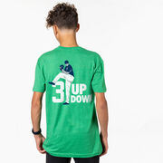 Baseball Short Sleeve T-Shirt - 3 Up 3 Down (Back Design)