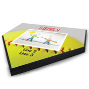 Softball Home Plate Plaque Your Artwork With Softball Background