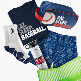 Baseball Birthday Gift Set - Eat. Sleep. Baseball.