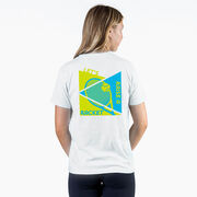 Tennis Short Sleeve T-Shirt - Let's Raise A Racket (Back Design)