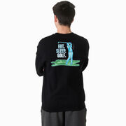 Golf Crewneck Sweatshirt - Eat. Sleep. Golf (Back Design)