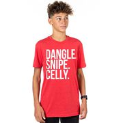 Hockey Short Sleeve T-Shirt - Dangle Snipe Celly Words