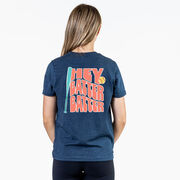 Softball Short Sleeve T-Shirt - Hey Batter Batter (Back Design)