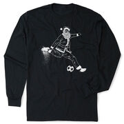 Soccer Tshirt Long Sleeve - Santa Player