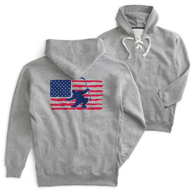 Hockey Sport Lace Sweatshirt - Hockey Land That We Love