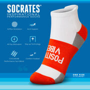 Socrates&reg; Woven Performance Sock - Positive Vibes