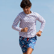 Baseball Swim Trunks - All American