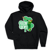 Baseball Hooded Sweatshirt - Feelin' Lucky Baseball