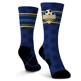Custom Team Graphic Flex Mid-Calf Socks - Soccer
