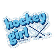 Hockey Stickers - Hockey Girl (Set of 2)