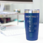 Basketball 20 oz. Double Insulated Tumbler - Basketball Father Words