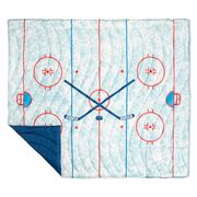 Hockey Gameday Puffle Blanket - Hockey Rink