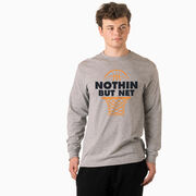 Basketball Tshirt Long Sleeve - Nothin But Net