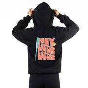 Softball Hooded Sweatshirt - Hey Batter Batter (Back Design)