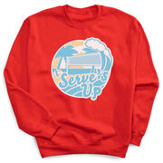 Volleyball Crewneck Sweatshirt - Serve's Up