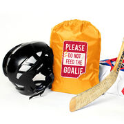 Hockey Drawstring Backpack - Don't Feed The Goalie