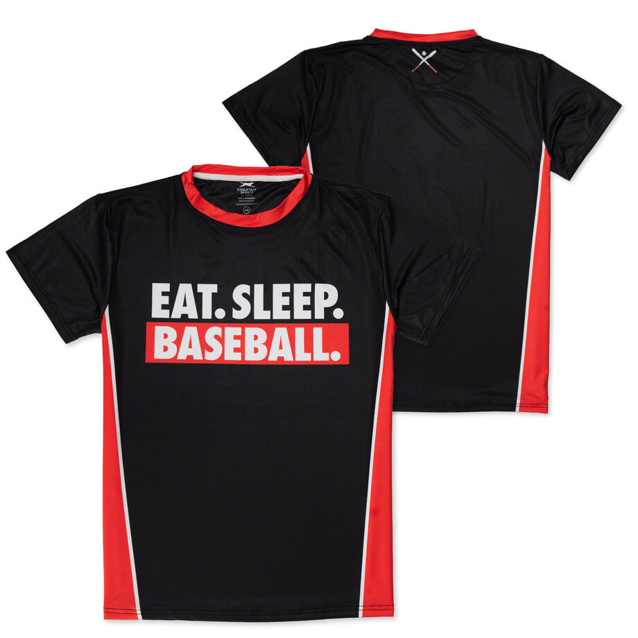  Baseball Tech Player Tee - Eat Sleep Baseball