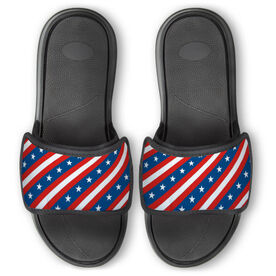 Personalized Repwell&reg; Slide Sandals - Patriotic
