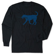 Hockey Tshirt Long Sleeve - Rockey The Hockey Dog