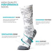 Hockey Woven Mid-Calf Socks - Player - Digital Camo