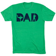 Baseball T-Shirt Short Sleeve - Baseball Dad Silhouette