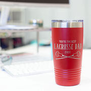 Guys Lacrosse 20oz. Double Insulated Tumbler - You're The Best Dad Ever