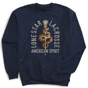 Guys Lacrosse Crewneck Sweatshirt - Lone Star Lacrosse