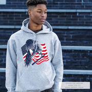 Baseball Hooded Sweatshirt - Baseball Eagle