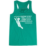Cheerleading Flowy Racerback Tank Top - Cheer Proud