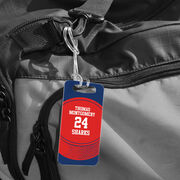 Hockey Bag/Luggage Tag - Personalized Hockey Team Puck