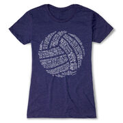 Volleyball Women's Everyday Tee - Volleyball Words