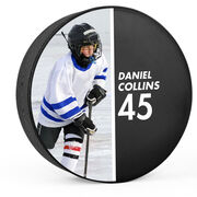 Personalized Hockey Puck - Photo (Split)