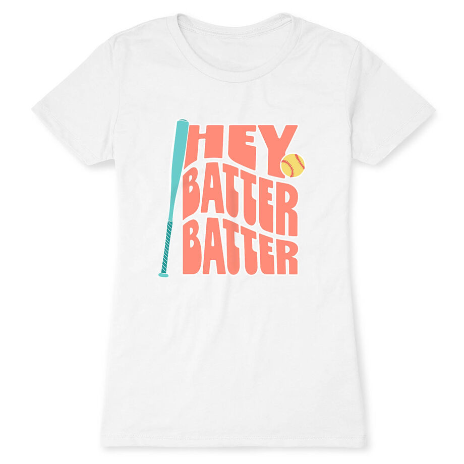 Softball Women's Everyday Tee - Hey Batter Batter
