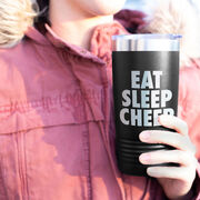 Cheerleading 20 oz. Double Insulated Tumbler - Eat Sleep Cheer