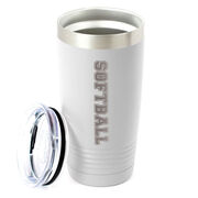 Softball 20 oz. Double Insulated Tumbler - Softball