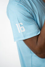 Custom Team Short Sleeve Polo Shirt - Guys Lacrosse Stripes