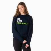 Field Hockey Crewneck Sweatshirt - Eat Sleep Field Hockey