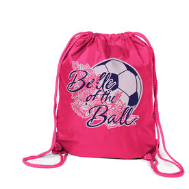 Soccer Drawstring Backpack - Belle Of The Ball