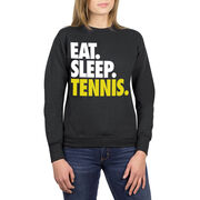 Tennis Crewneck Sweatshirt - Eat Sleep Tennis (Bold)