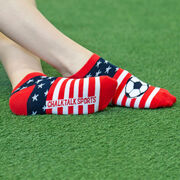 Soccer Ankle Socks - USA Patriotic Soccer